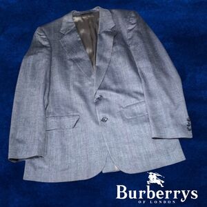 Vintage Burberrys Pure Silk Sport Coat Blazer Blue 42R